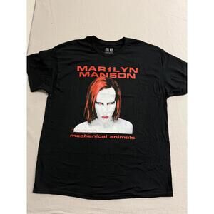 Marilyn Manson T-shirt Mechanical Animals Album Cover Tee XL